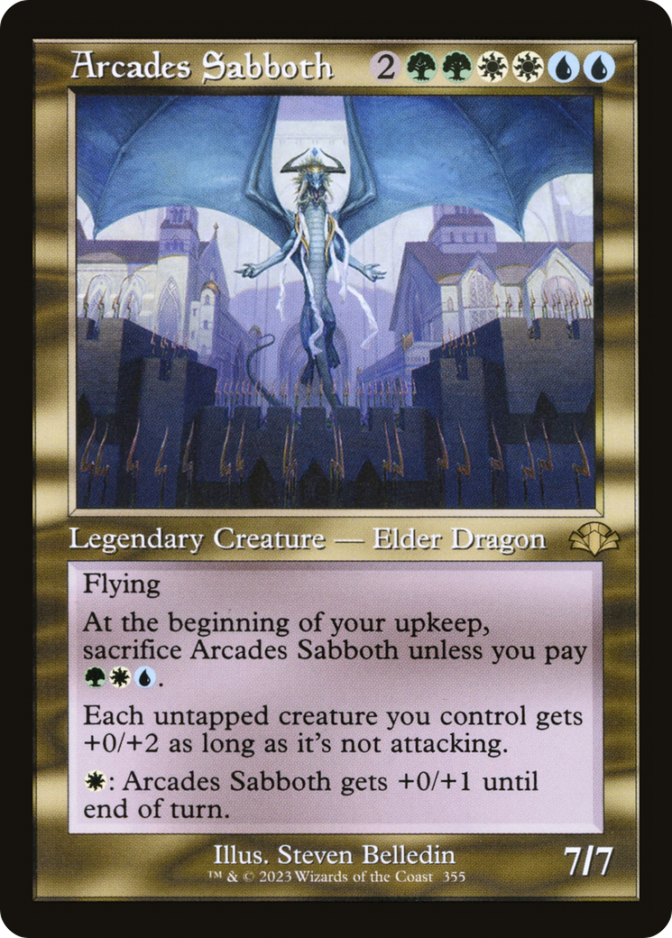 Arcades Sabboth (Retro) [Dominaria Remastered] | Gamers Paradise