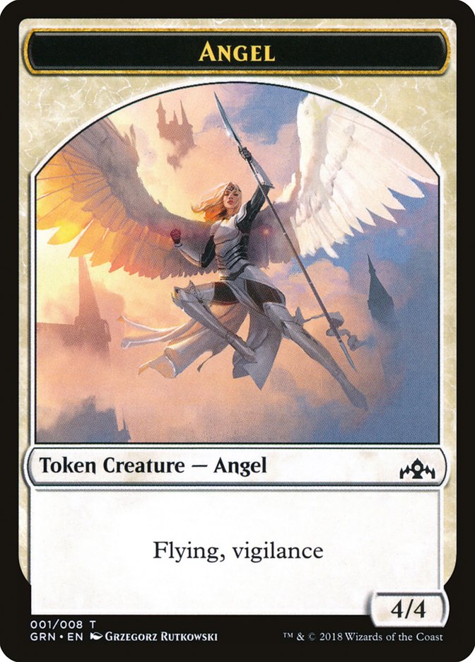 Angel Token [Guilds of Ravnica Tokens] | Gamers Paradise