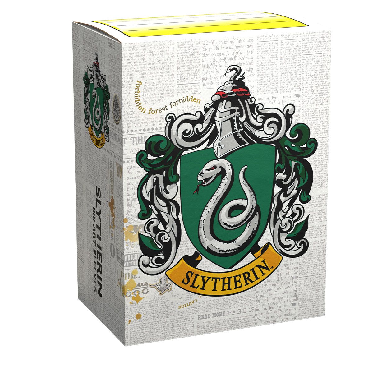 Dragon Shield: Standard 100ct Art Sleeves - Wizarding World (Slytherin) | Gamers Paradise