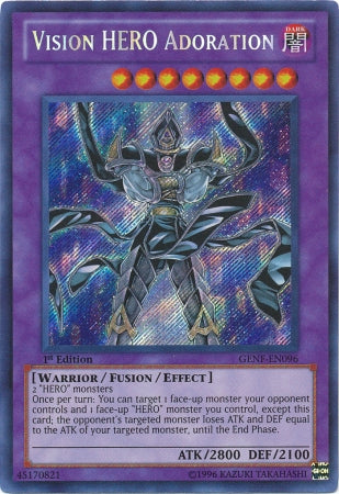 Vision Hero Adoration [GENF-EN096] Secret Rare | Gamers Paradise