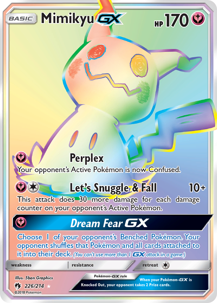 Mimikyu GX (226/214) [Sun & Moon: Lost Thunder] | Gamers Paradise
