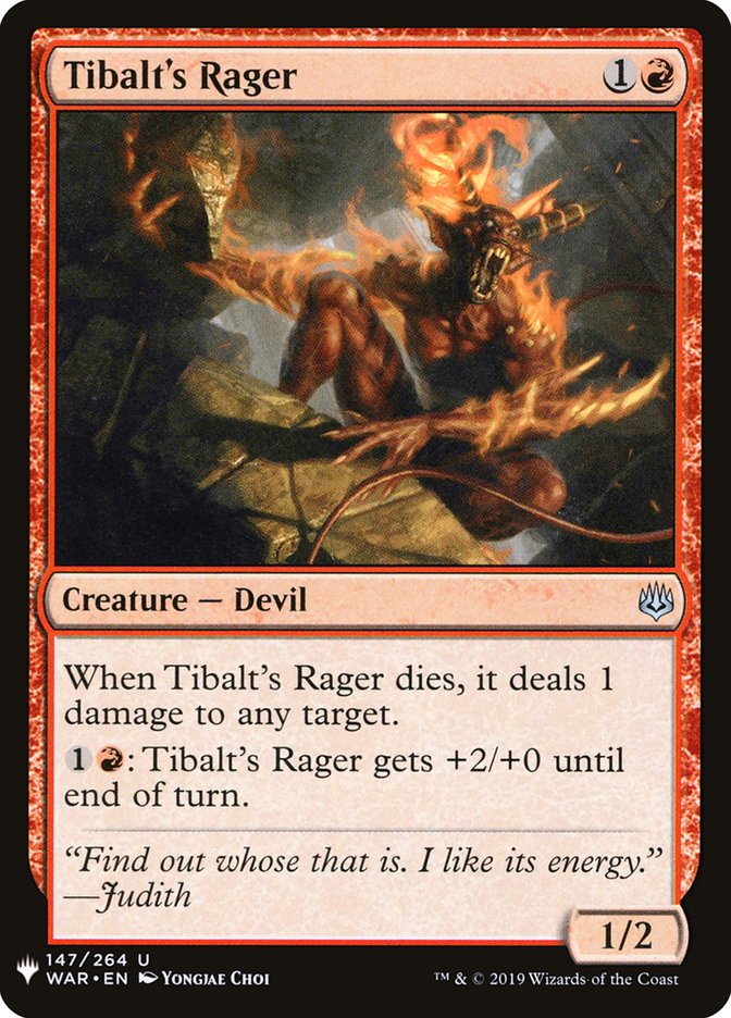 Tibalt's Rager [Mystery Booster] | Gamers Paradise