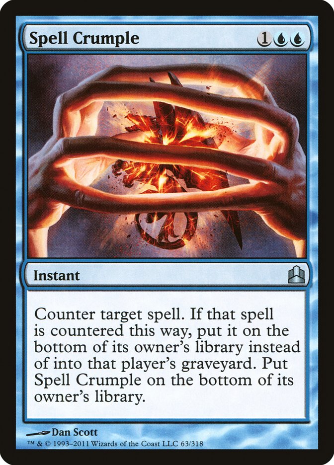 Spell Crumple [Commander 2011] | Gamers Paradise