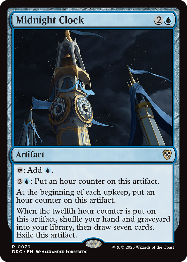 Midnight Clock [Aetherdrift Commander] | Gamers Paradise