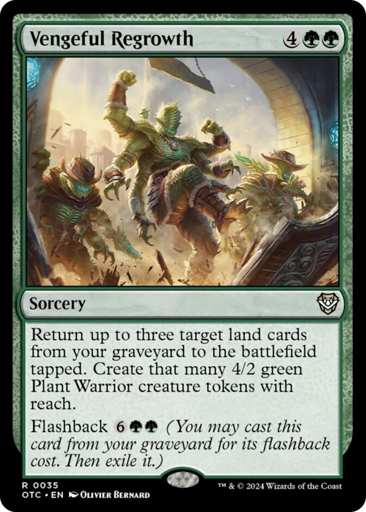 Vengeful Regrowth [Outlaws of Thunder Junction Commander] | Gamers Paradise