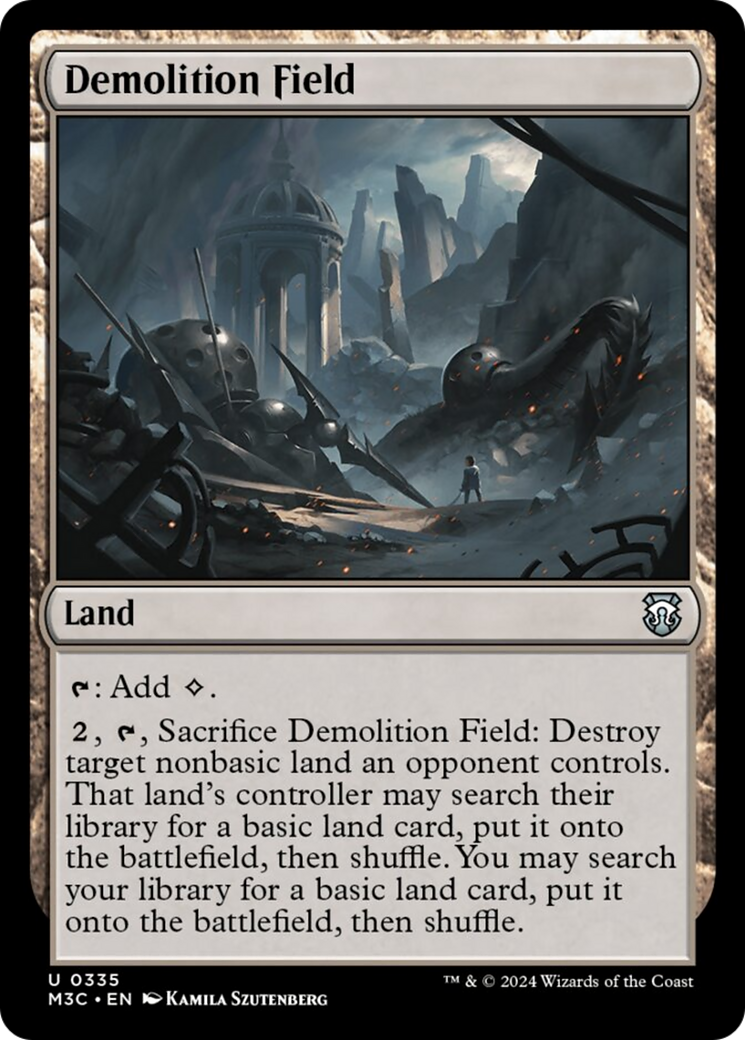 Demolition Field (Ripple Foil) [Modern Horizons 3 Commander] | Gamers Paradise