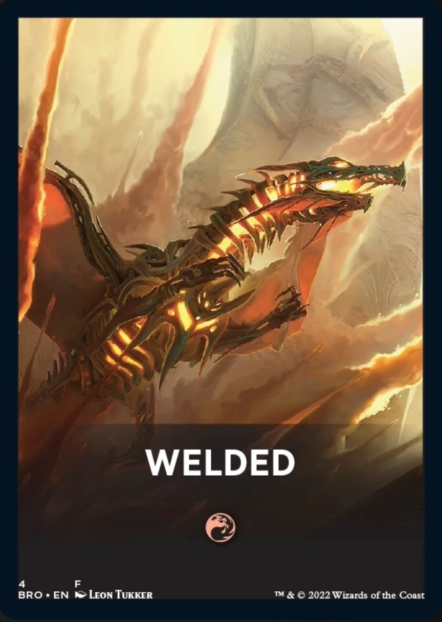 Welded Theme Card [The Brothers' War Tokens] | Gamers Paradise