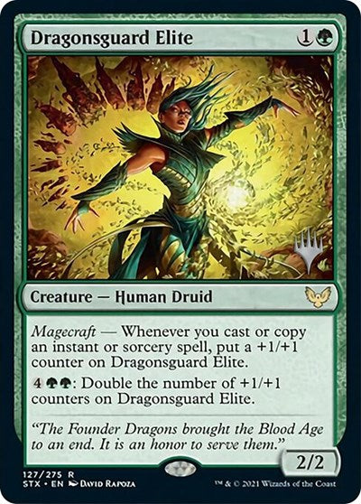 Dragonsguard Elite (Promo Pack) [Strixhaven: School of Mages Promos] | Gamers Paradise