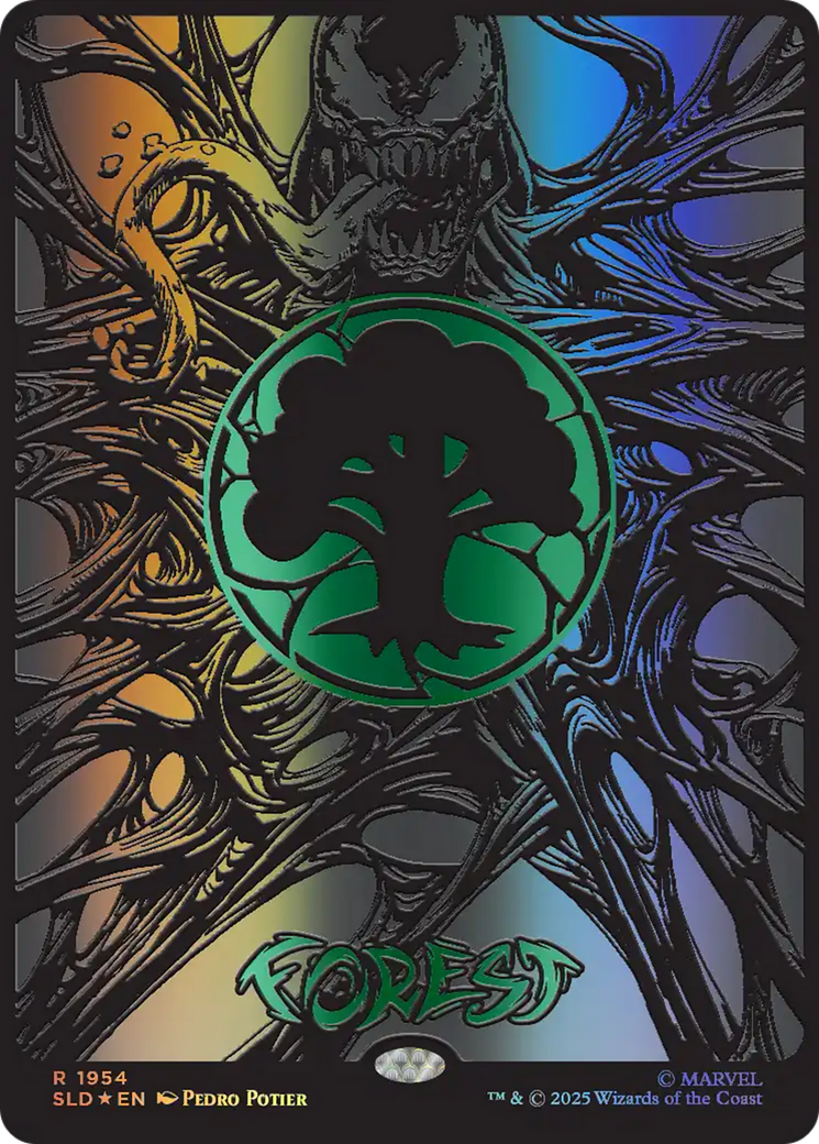 Forest (1954) (Raised Foil) [Secret Lair Drop Series] | Gamers Paradise