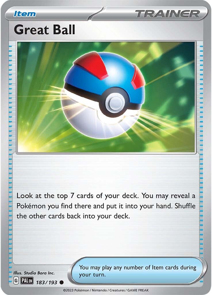 Great Ball (183/193) [Scarlet & Violet: Paldea Evolved] | Gamers Paradise