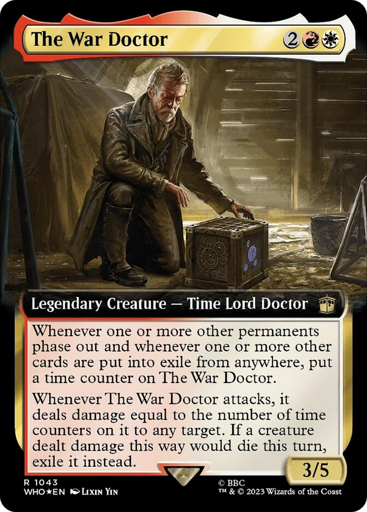 The War Doctor (Extended Art) (Surge Foil) [Doctor Who] | Gamers Paradise