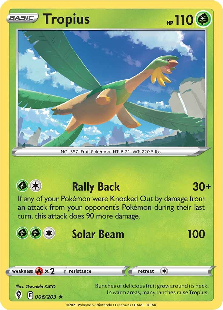 Tropius (006/203) [Sword & Shield: Evolving Skies] | Gamers Paradise