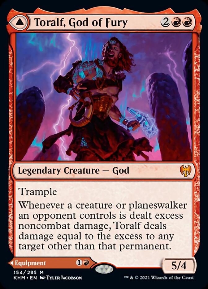 Toralf, God of Fury // Toralf's Hammer [Kaldheim] | Gamers Paradise