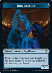 Dog Illusion // Vecna Double-Sided Token [Dungeons & Dragons: Adventures in the Forgotten Realms Tokens] | Gamers Paradise