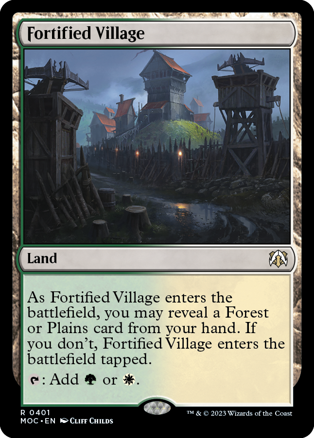 Fortified Village [March of the Machine Commander] | Gamers Paradise