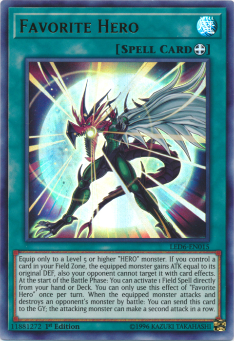 Favorite Hero [LED6-EN015] Ultra Rare | Gamers Paradise