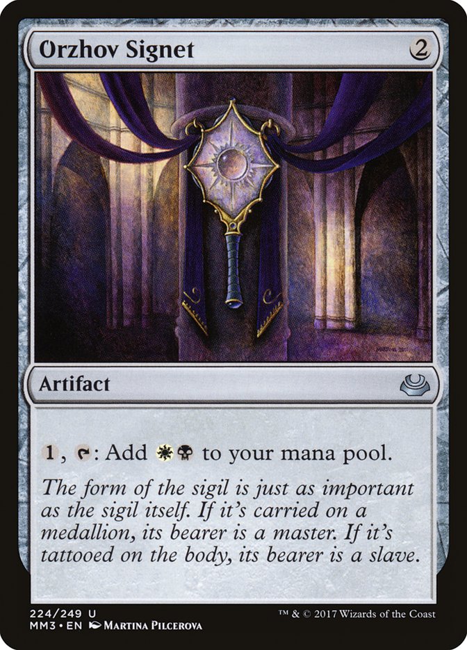 Orzhov Signet [Modern Masters 2017] | Gamers Paradise
