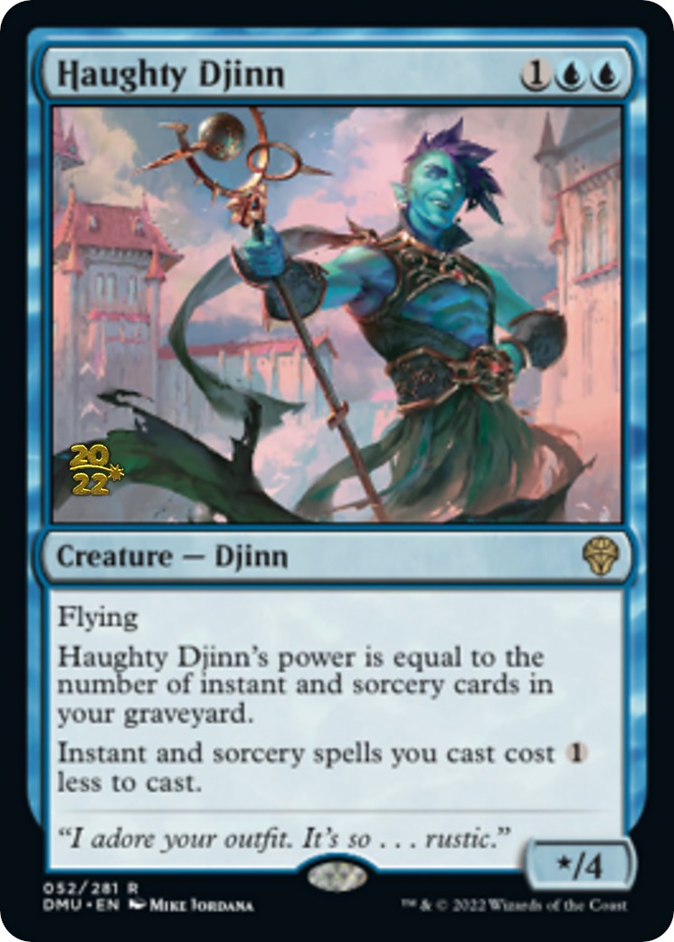 Haughty Djinn [Dominaria United Prerelease Promos] | Gamers Paradise