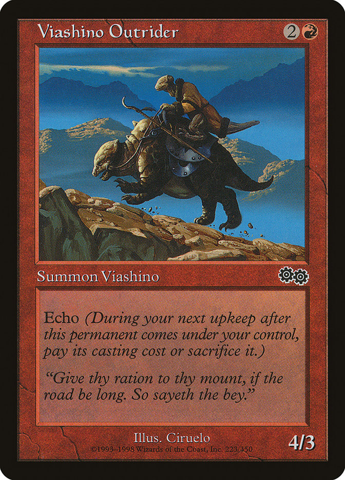 Viashino Outrider [Urza's Saga] | Gamers Paradise