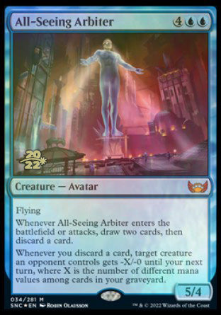 All-Seeing Arbiter [Streets of New Capenna Prerelease Promos] | Gamers Paradise