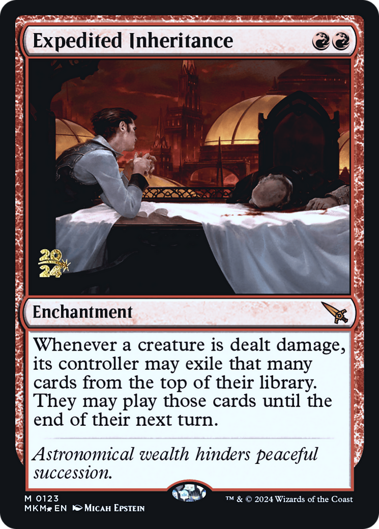 Expedited Inheritance [Murders at Karlov Manor Prerelease Promos] | Gamers Paradise