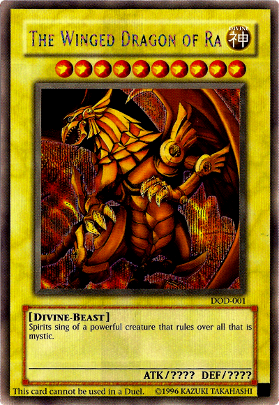 The Winged Dragon of Ra [DOD-001] Prismatic Secret Rare | Gamers Paradise
