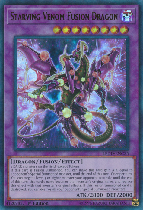 Starving Venom Fusion Dragon [LEDD-ENC25] Ultra Rare | Gamers Paradise