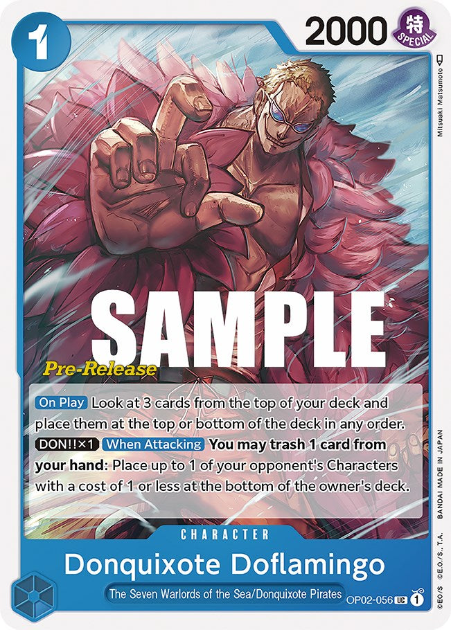 Donquixote Doflamingo [Paramount War Pre-Release Cards] | Gamers Paradise