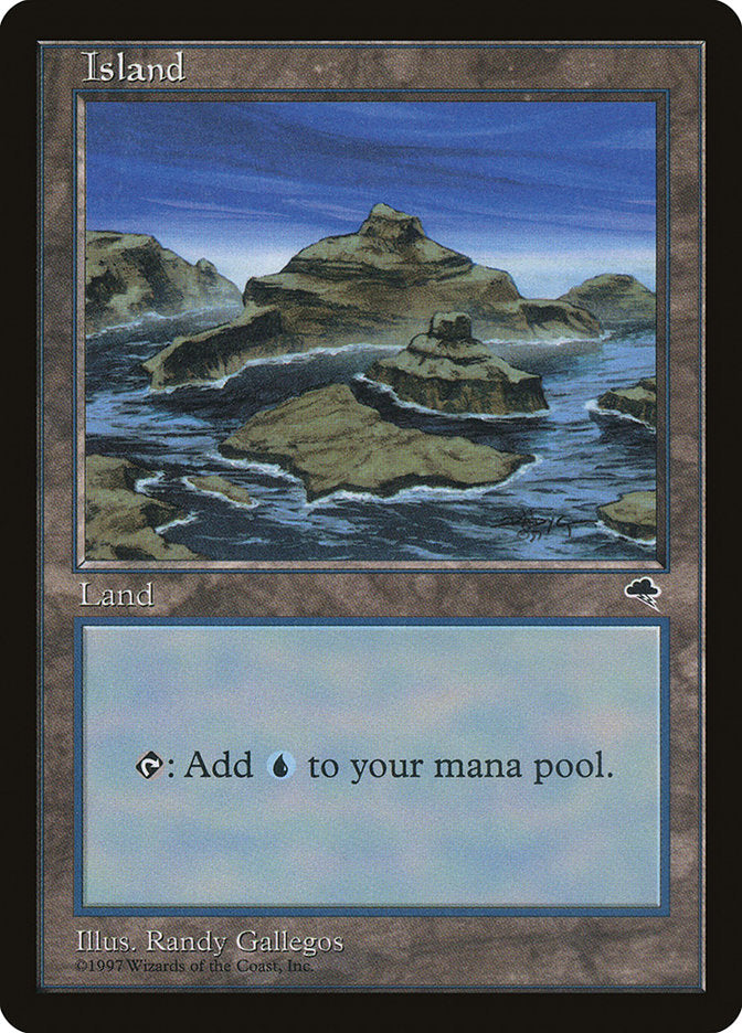 Island (Signature on Right / Blue Sky) [Tempest] | Gamers Paradise