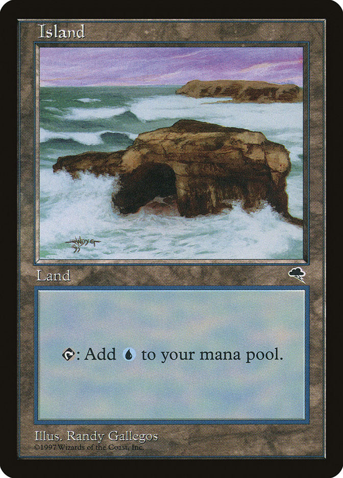Island (Signature on Left) [Tempest] | Gamers Paradise