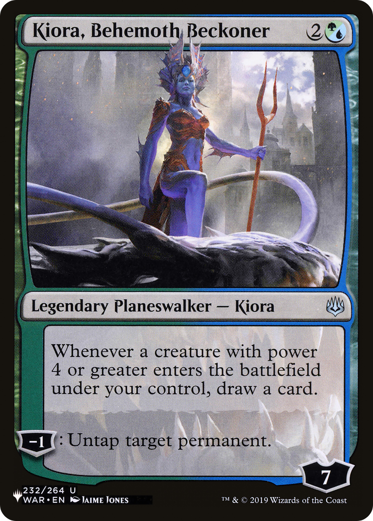 Kiora, Behemoth Beckoner [The List Reprints] | Gamers Paradise