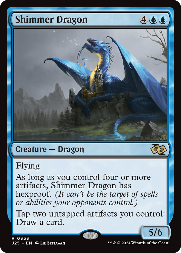 Shimmer Dragon [Foundations Jumpstart] | Gamers Paradise