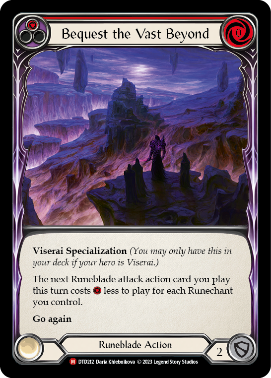 Bequest the Vast Beyond [DTD212] (Dusk Till Dawn)  Rainbow Foil | Gamers Paradise