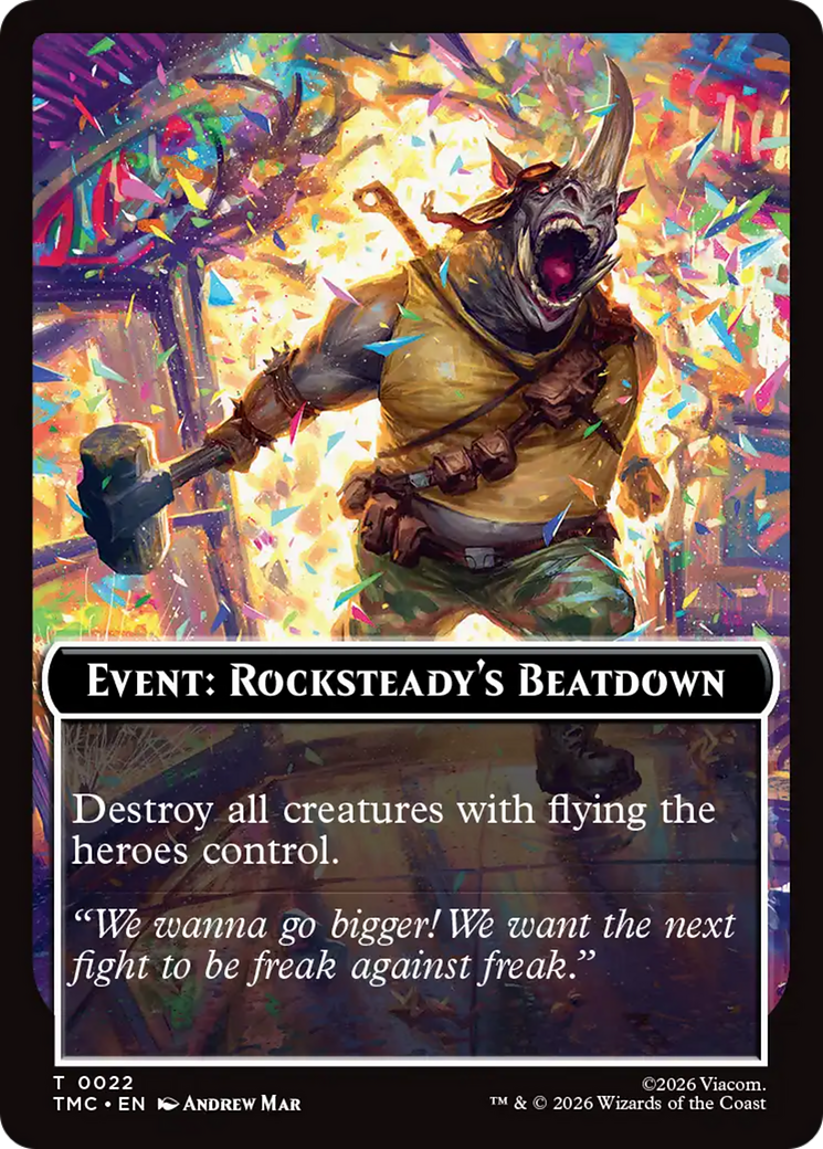 Event: Rocksteady's Beatdown [Teenage Mutant Ninja Turtles Commander Tokens] | Gamers Paradise
