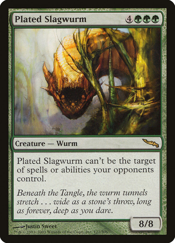 Plated Slagwurm [Mirrodin] | Gamers Paradise