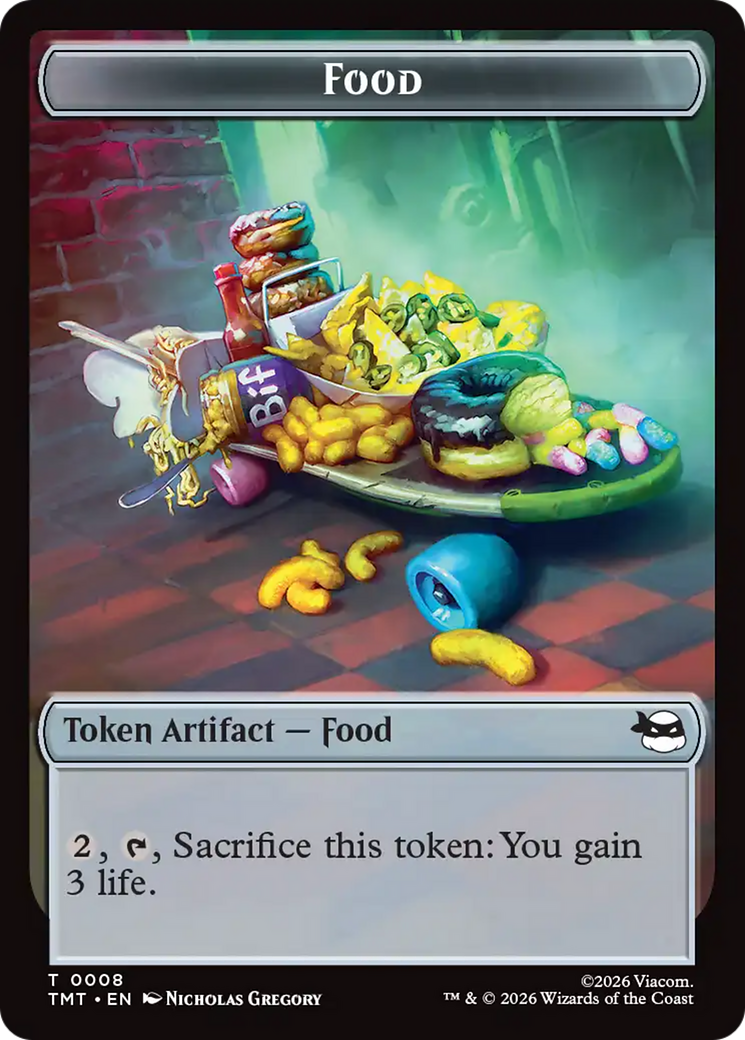 Insect Warrior // Food Double-Sided Token [Teenage Mutant Ninja Turtles Tokens] | Gamers Paradise