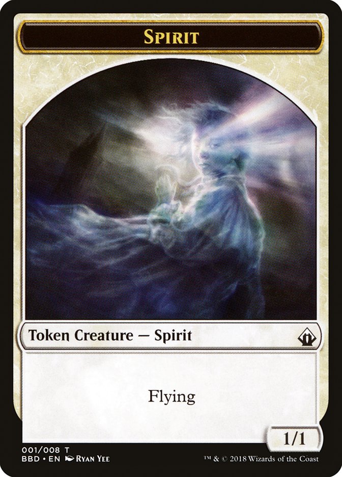 Spirit Token [Battlebond Tokens] | Gamers Paradise