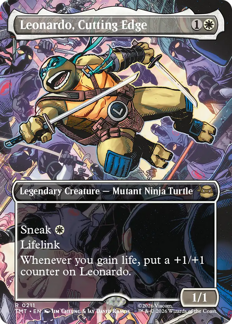 Leonardo, Cutting Edge (Borderless) [Teenage Mutant Ninja Turtles] | Gamers Paradise