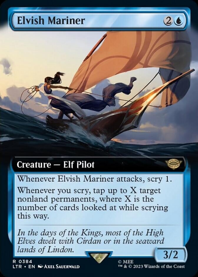 Elvish Mariner (Extended Art) [The Lord of the Rings: Tales of Middle-Earth] | Gamers Paradise