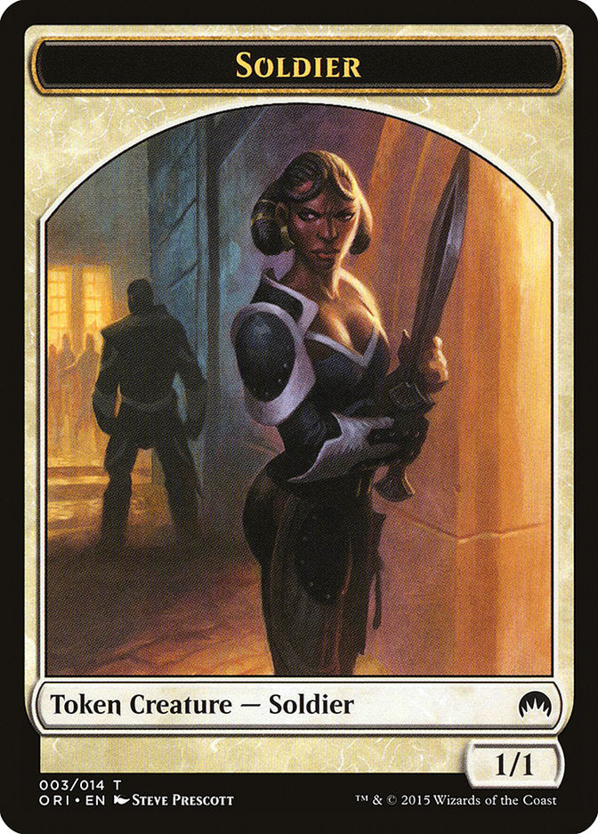 Soldier Token [Magic Origins Tokens] | Gamers Paradise