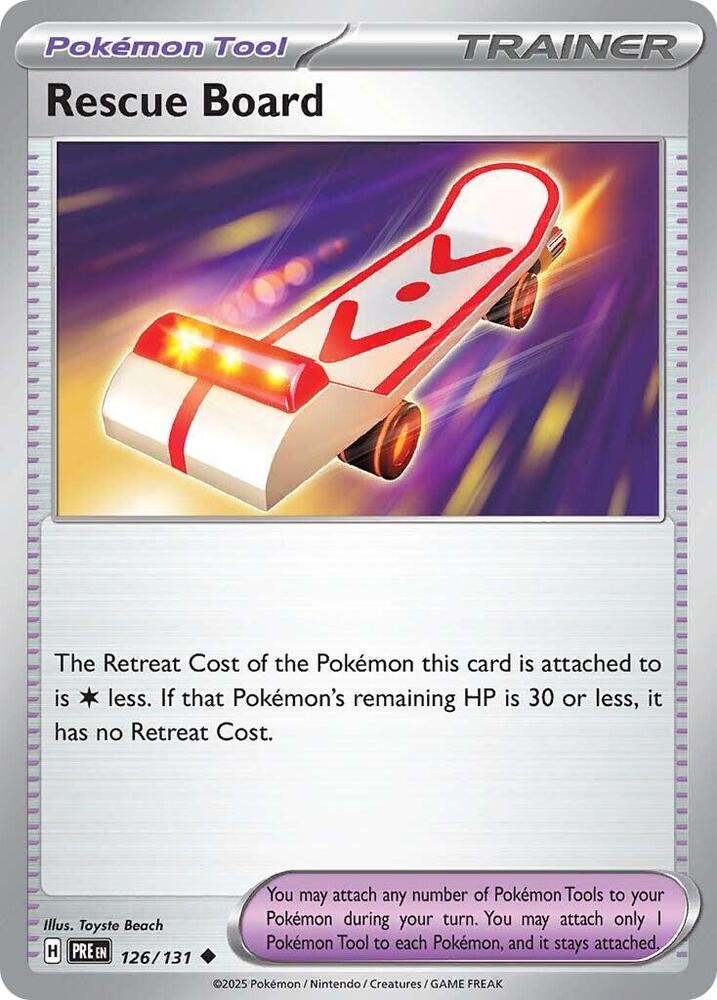 Rescue Board (126/131) [Scarlet & Violet: Prismatic Evolutions] | Gamers Paradise