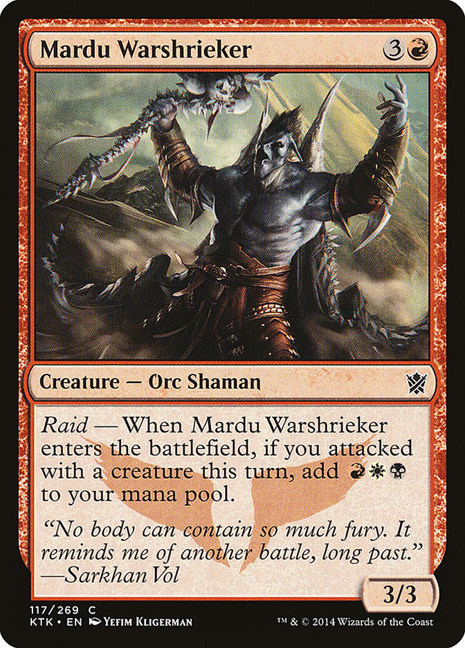 Mardu Warshrieker [Khans of Tarkir] | Gamers Paradise