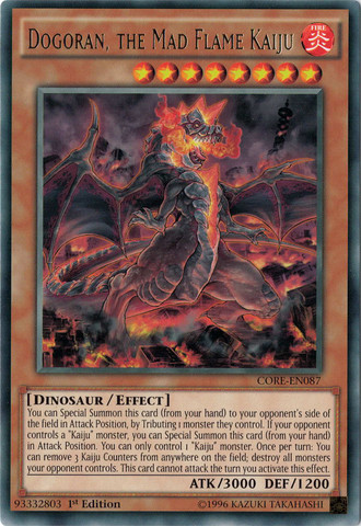 Dogoran, the Mad Flame Kaiju [CORE-EN087] Rare | Gamers Paradise