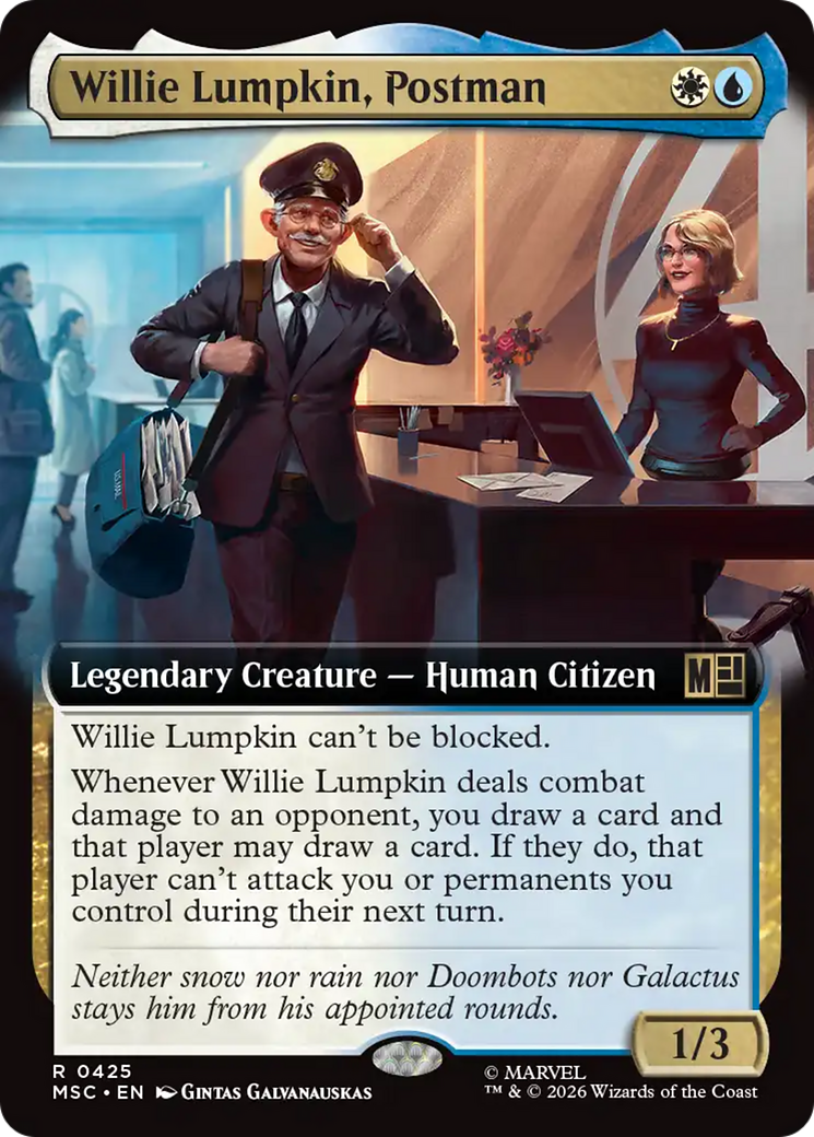 Willie Lumpkin, Postman (Extended Art) [Marvel Super Heroes Commander] | Gamers Paradise