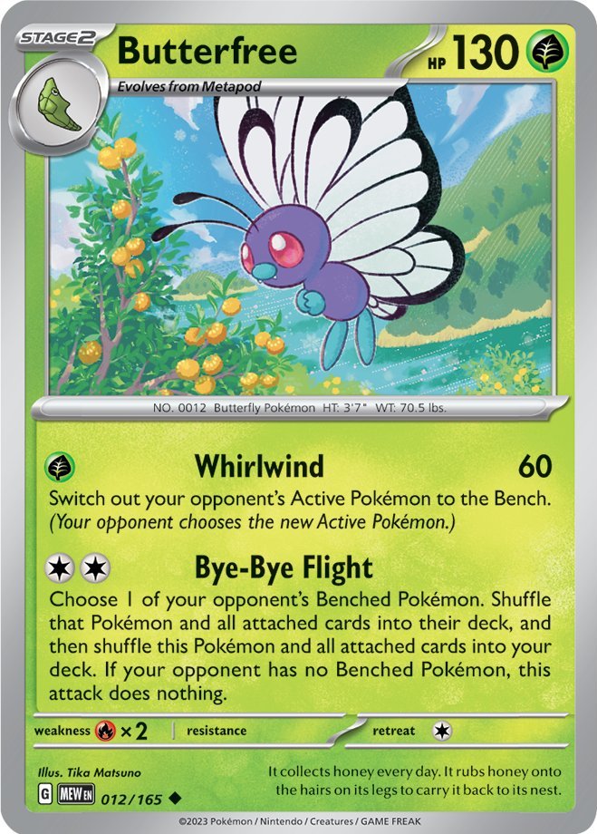 Butterfree (012/165) [Scarlet & Violet: 151] | Gamers Paradise