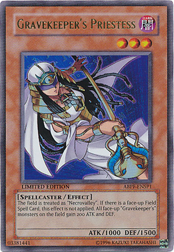 Gravekeeper's Priestess [ABPF-ENSP1] Ultra Rare | Gamers Paradise