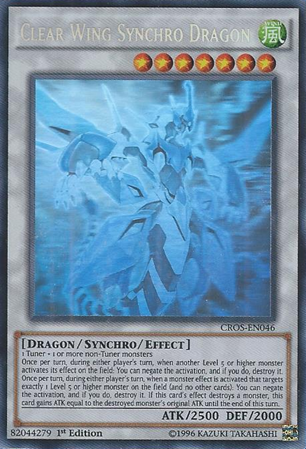 Clear Wing Synchro Dragon (Ghost Rare) [CROS-EN046] Ghost Rare | Gamers Paradise