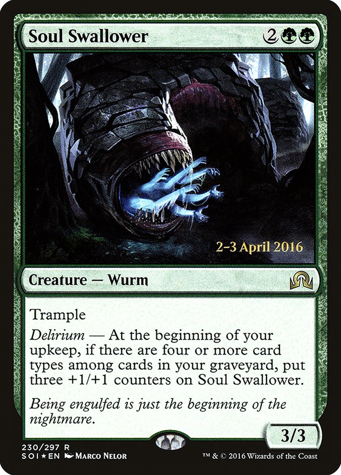 Soul Swallower [Shadows over Innistrad Prerelease Promos] | Gamers Paradise