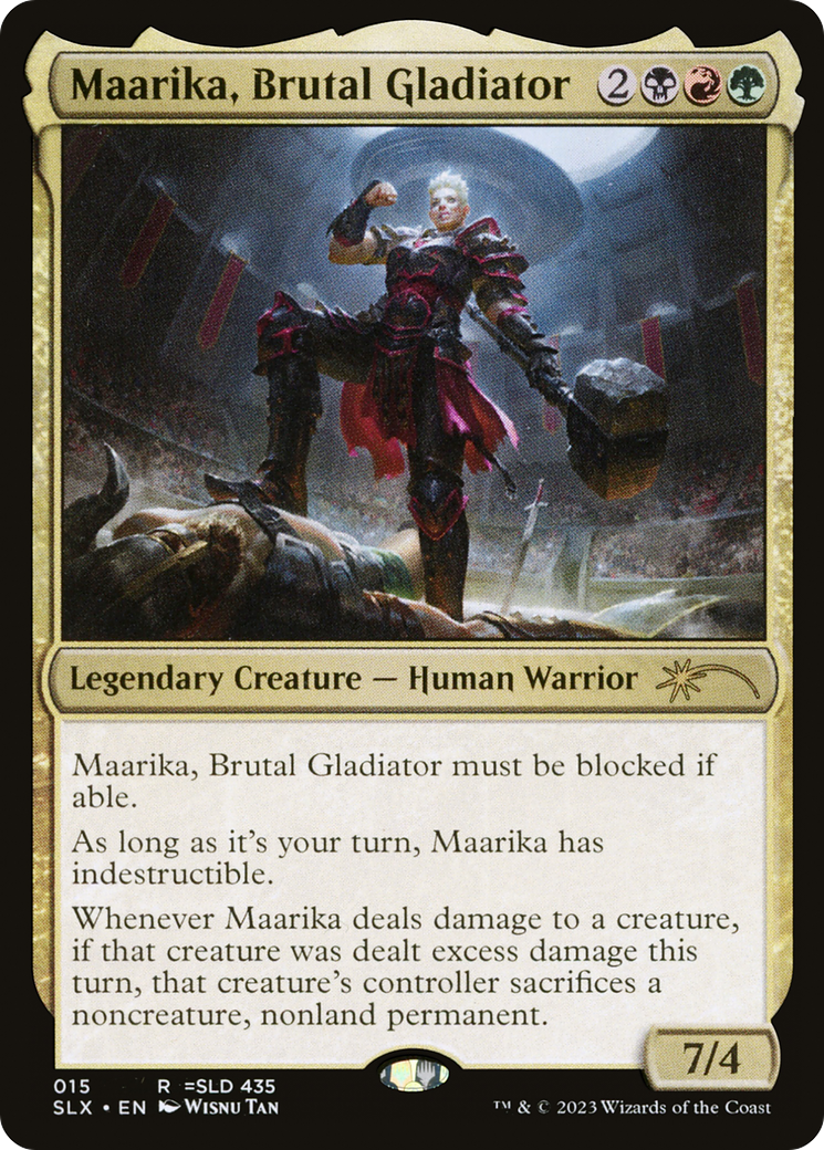 Maarika, Brutal Gladiator [Secret Lair: Universes Within] | Gamers Paradise