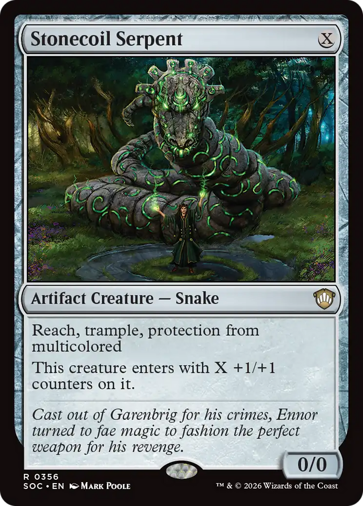 Stonecoil Serpent [Secrets of Strixhaven Commander] | Gamers Paradise